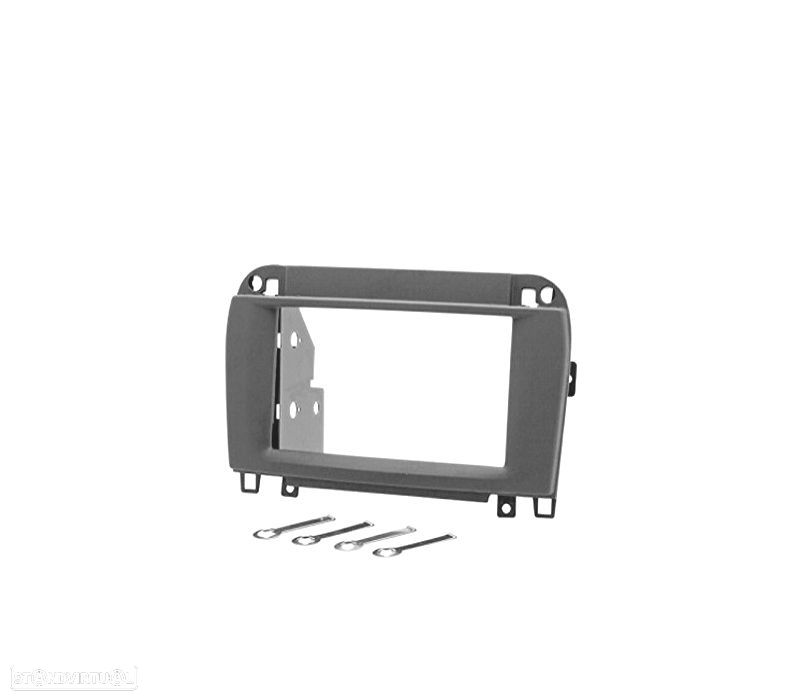 MOLDURA ADAPTADOR PRETO PARA RADIO 2-DIN PARA MERCEDES CLASE-CL CLASE-S - 3