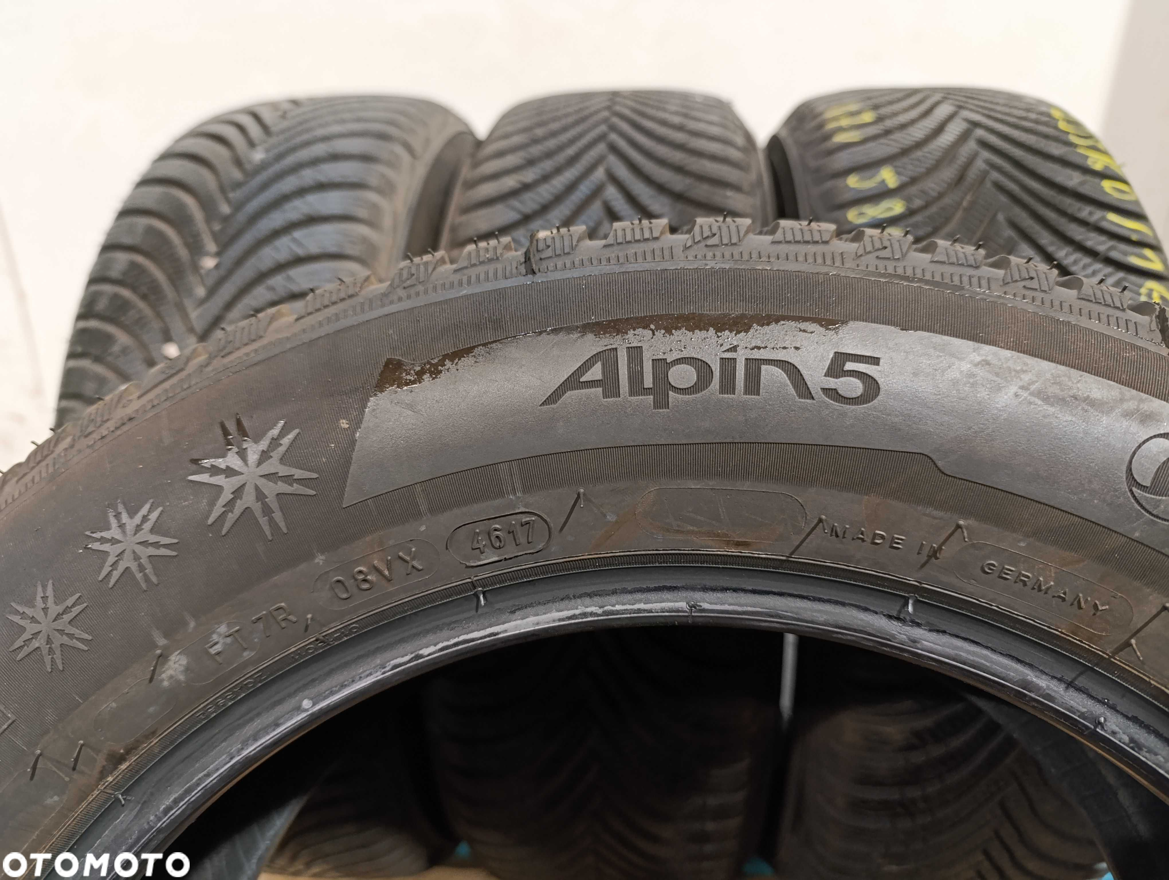 4x 205/60 R16 92T Michelin Alpin 5 2017r 8/7,4mm - 7