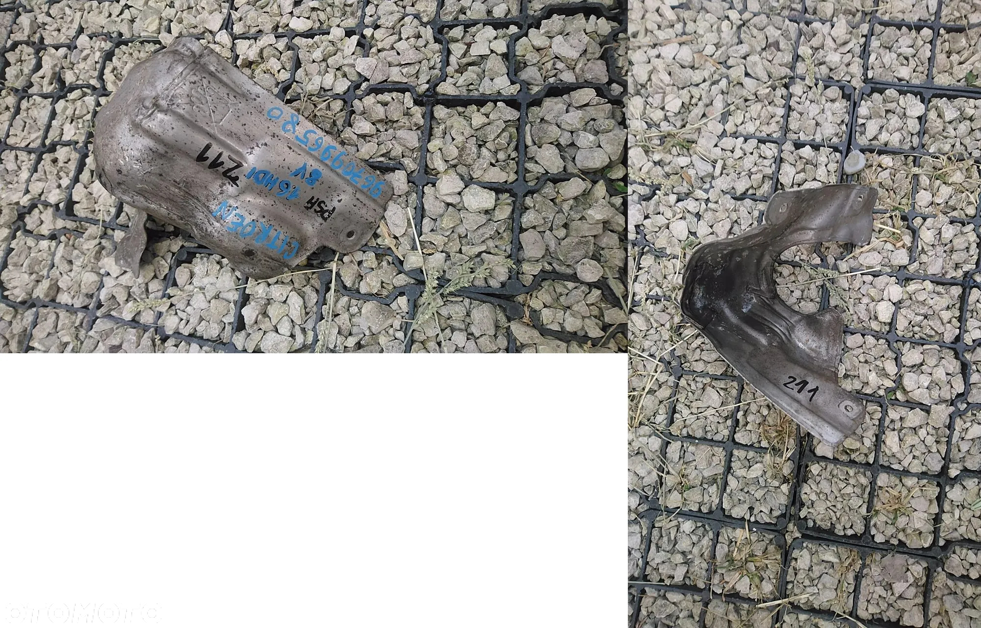 PEUGEOT CITROEN OSŁONA TERMICZNA KOLEKTORA WYDECHOWEGO - 13