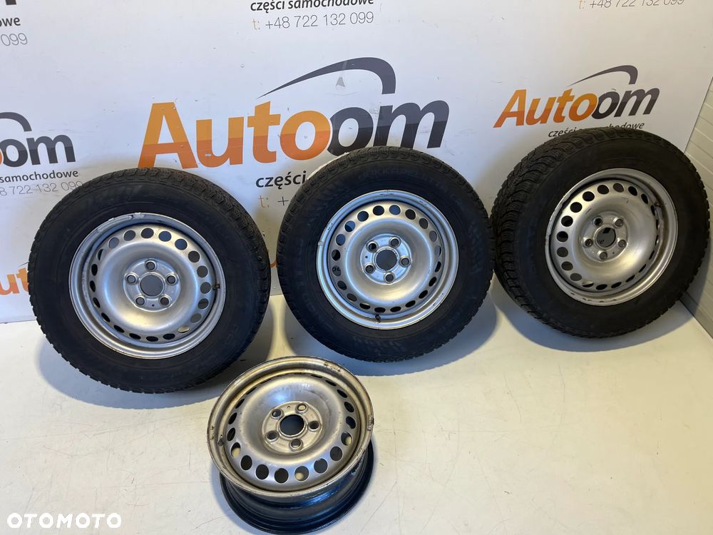 4XFelgi 3XOPONY stalowe Volkswagen OE 6.5" x 16" 5x120 ET 52 - 1
