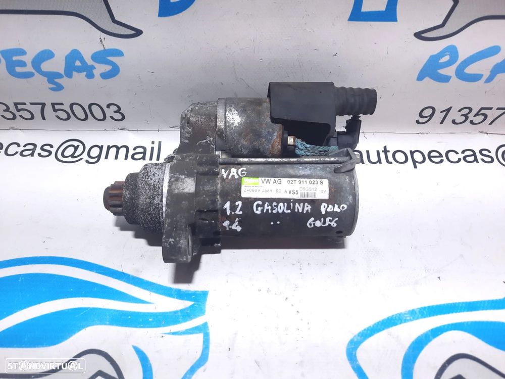 MOTOR DE ARRANQUE VW POLO 9N 9A 1.2 12V VW 02T911023G 5Z0911023 POLO 1.4i GOLF 6 VI MK6 1.4i - 1