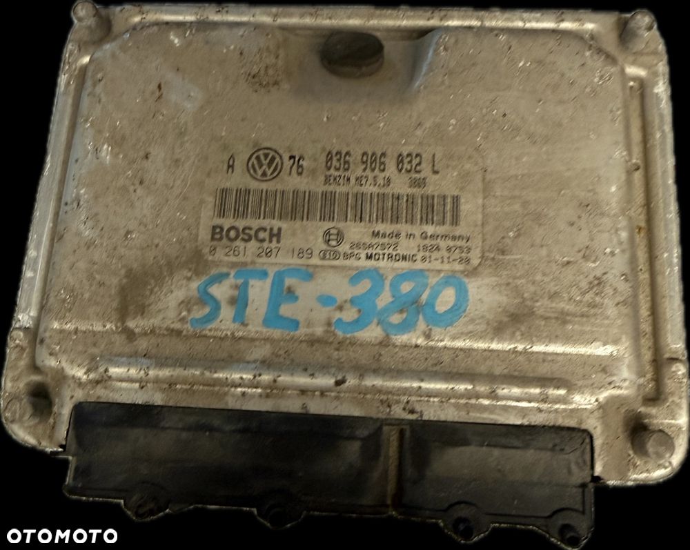 Sterownik Silnika ECU Komputer Volkswagen VW 036 906 032 L - 1