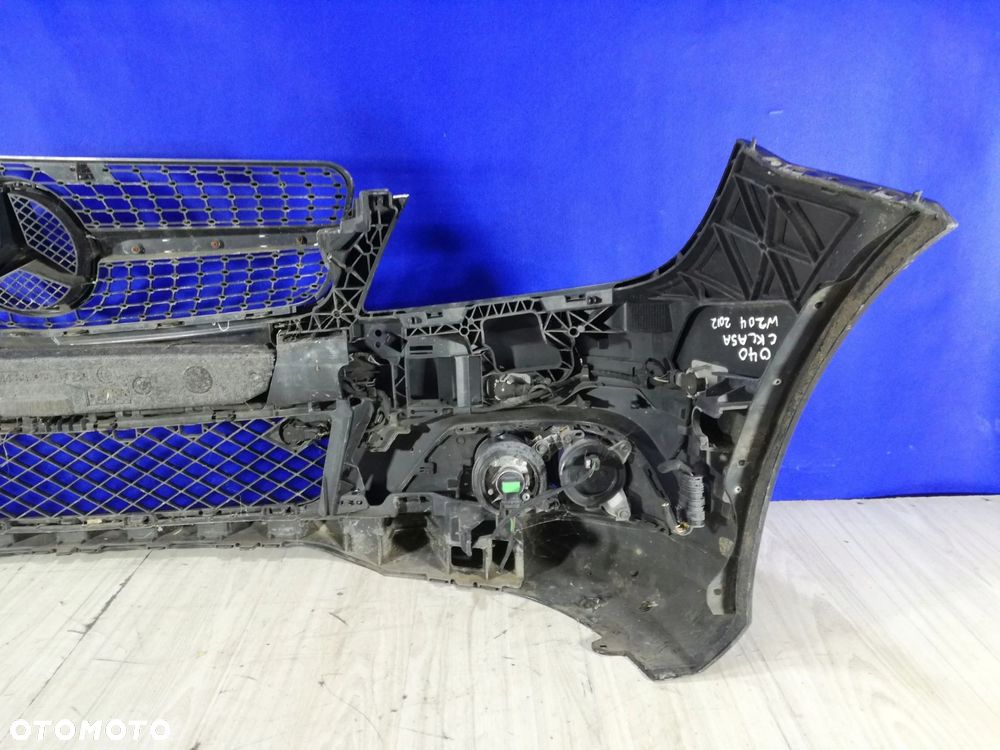 Mercedes C-Klasa W204 Lift zderzak grill przód przedni 11/14r 040 pdc - 8