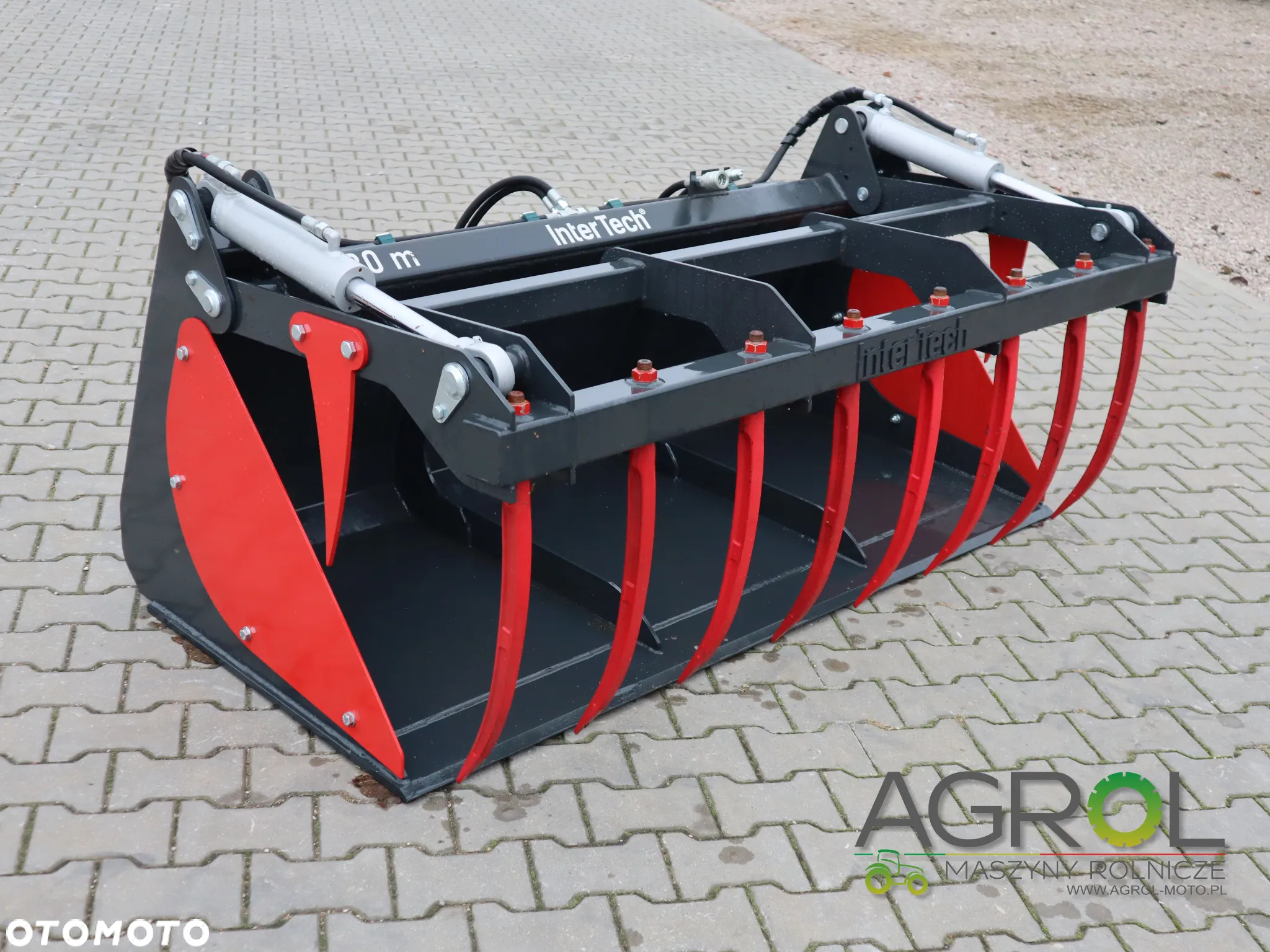 Łyżko-Krokodyl 1,5m 1,8m 2,2m 2,4m Inter Tech; Chwytak Paleciak Łyżka - 8