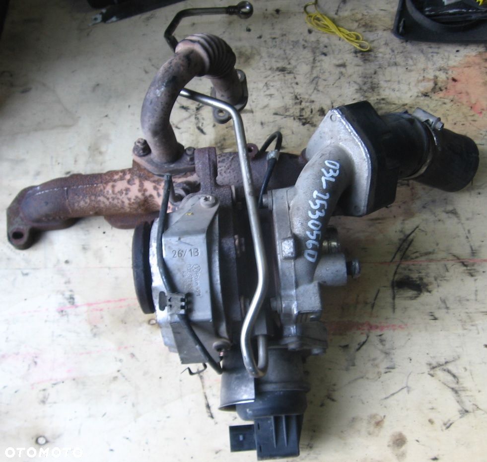 turbo sprężarka turbina FABIA RAPID 1.6 TDI CAY 03L253056D - 1