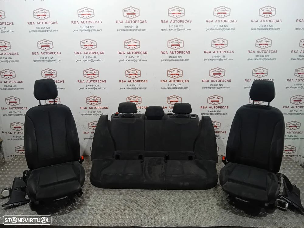 Conjunto de Bancos Bmw Série 1 F20 Pack M em Alcântara Original - 1