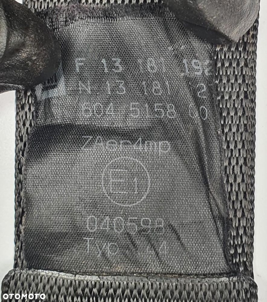 PAS BEZPIECZEŃSTWA PRAWY PRZÓD PRZEDNI OPEL ASTRA III H 040598 EUROPA - 2