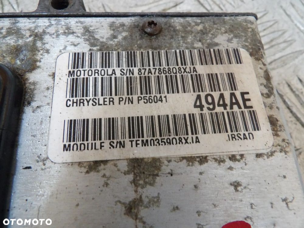 JEEP CHEROKEE XJ 4.0 KOMPUTER STEROWNIK SILNIKA ZESTAW 56041494AE - 6