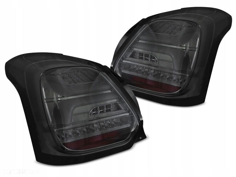 LAMPY DIODOWE SUZUKI SWIFT VI 17- SMOKE LED BAR - 1