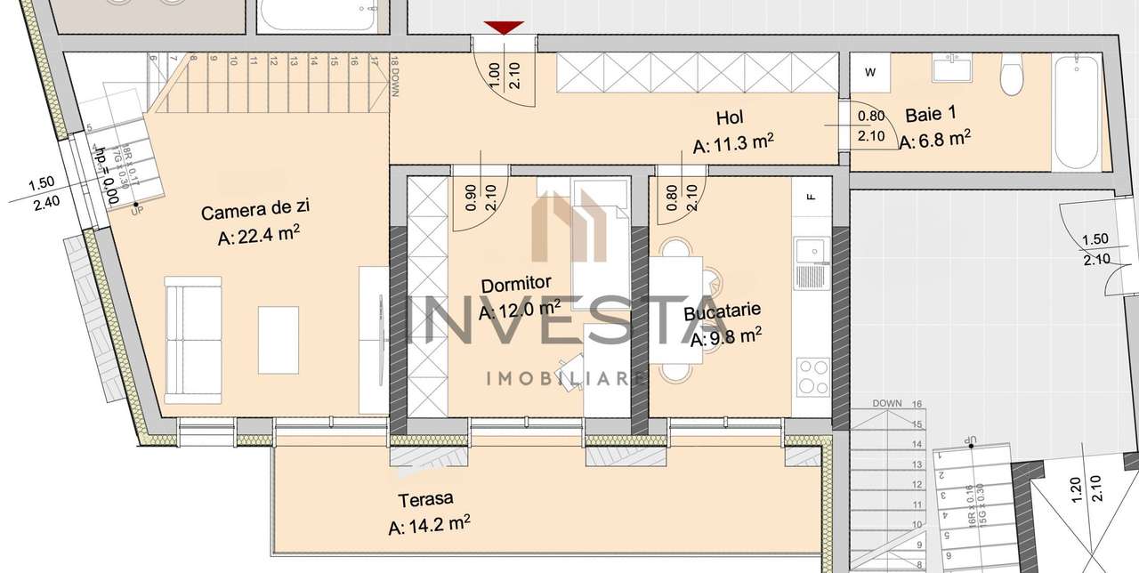 Apartament 4 camere, Marasti – zona The Office, proiect premium — fotografia 2