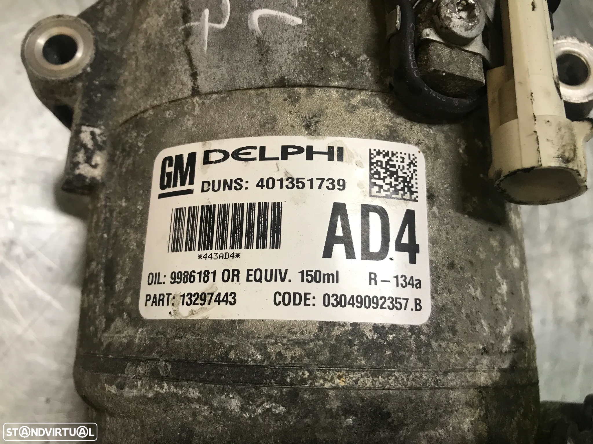 COMPRESSOR AC OPEL ASTRA 1.7CDTI 125CV 13297443 - 4