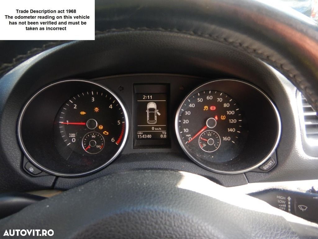 Far dreapta Volkswagen Golf 6 2010 BREAK 1.6 TDI - 1