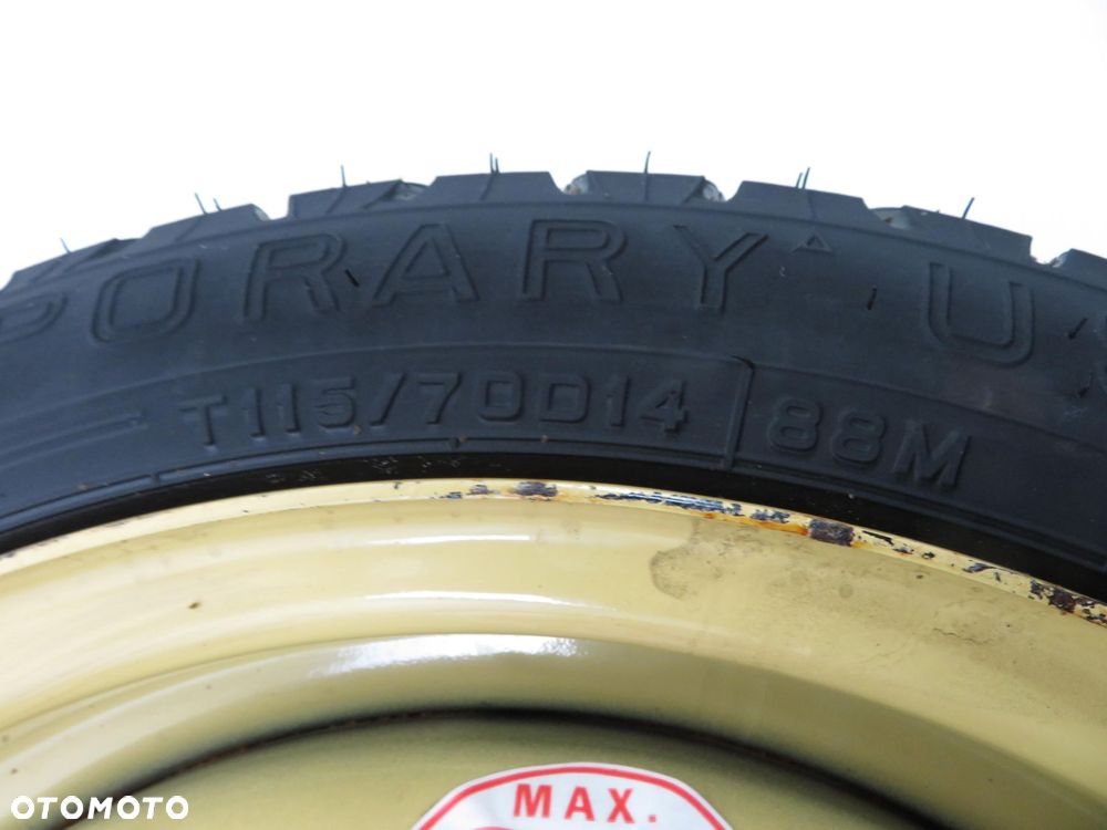 Koło dojazdowe 14'' Toyota Yaris 4x100 - 6