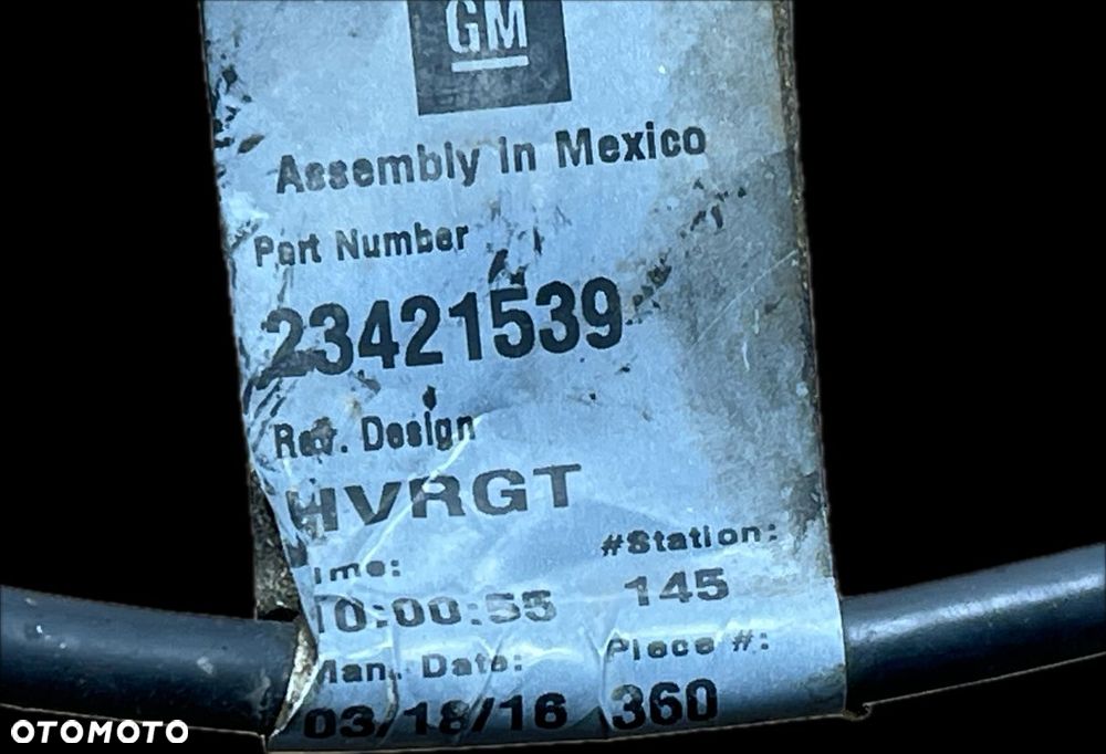 O3 CADILLAC ESCALADE IV 2014 - PRZEWÓD WIĄZKA AKUMULATORA MINUS 23421539 - 3