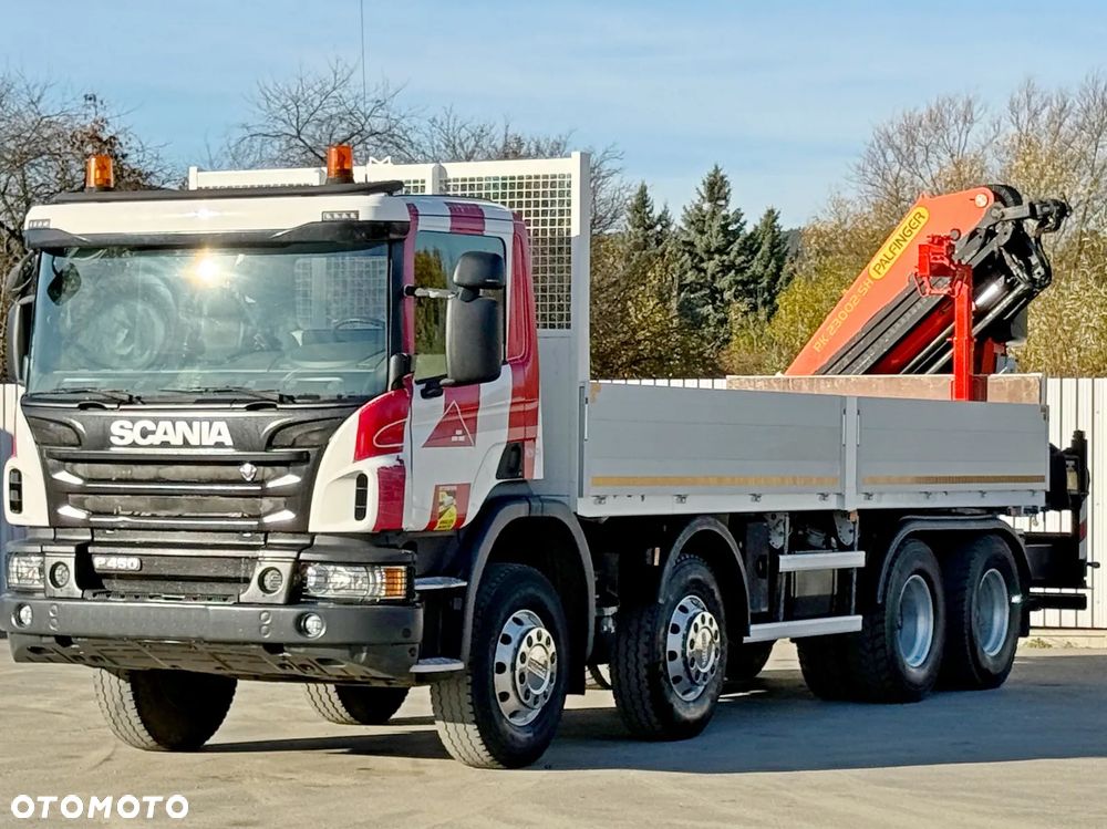 Scania P 450 * SKRZYNIA 6,90 m + PK 23002 - SH C + PILOT * 8x4 *STAN BDB - 4