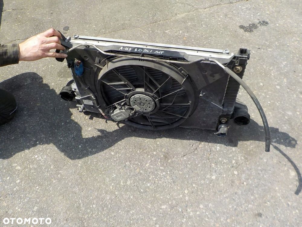 chłodnica wody klimatyzacji komplet mercedes w169 2,0 cdi - 2
