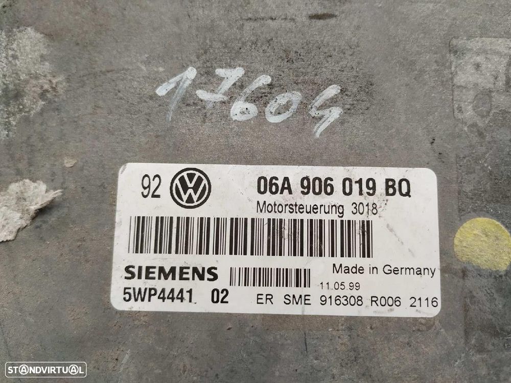 CENTRALINA MOTOR UCE VOLKSWAGEN GOLF IV VARIANT 1999 -06A906019BQ - 3