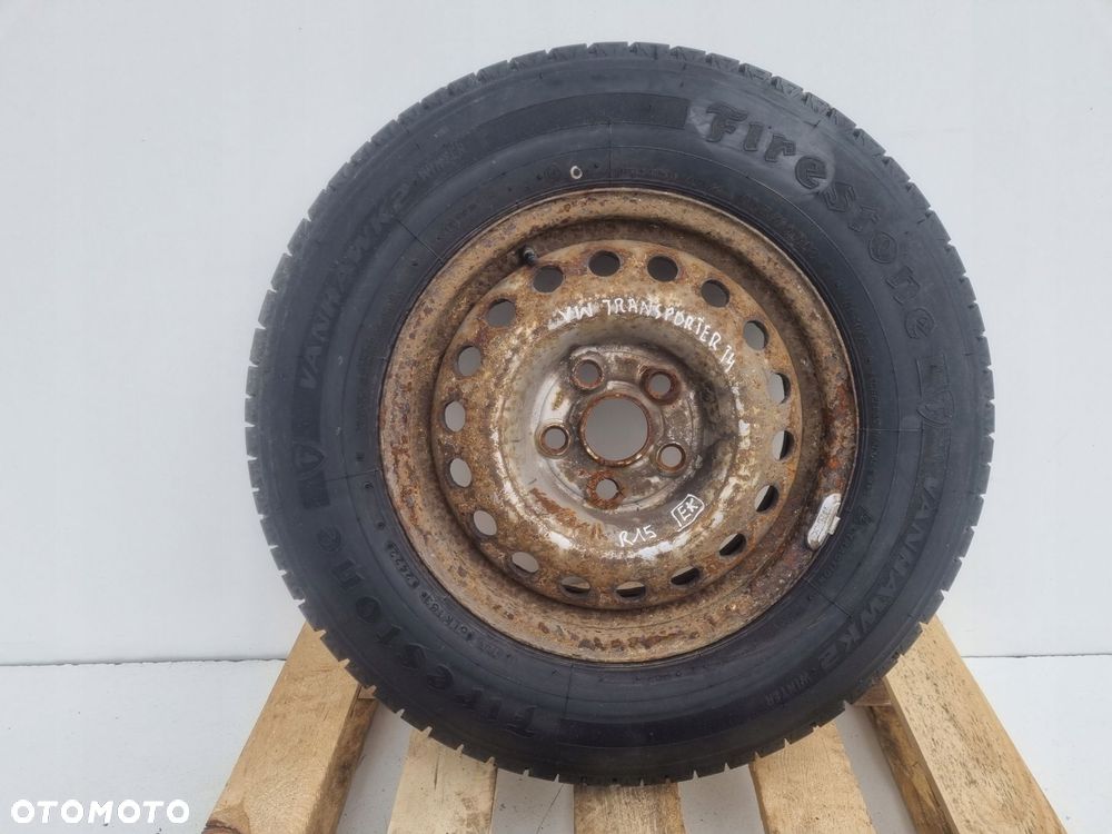 VW Transporter T4 KOŁO ZAPASOWE Zapas felga 205/70 R15C 6JX15H2 ET55 - 1
