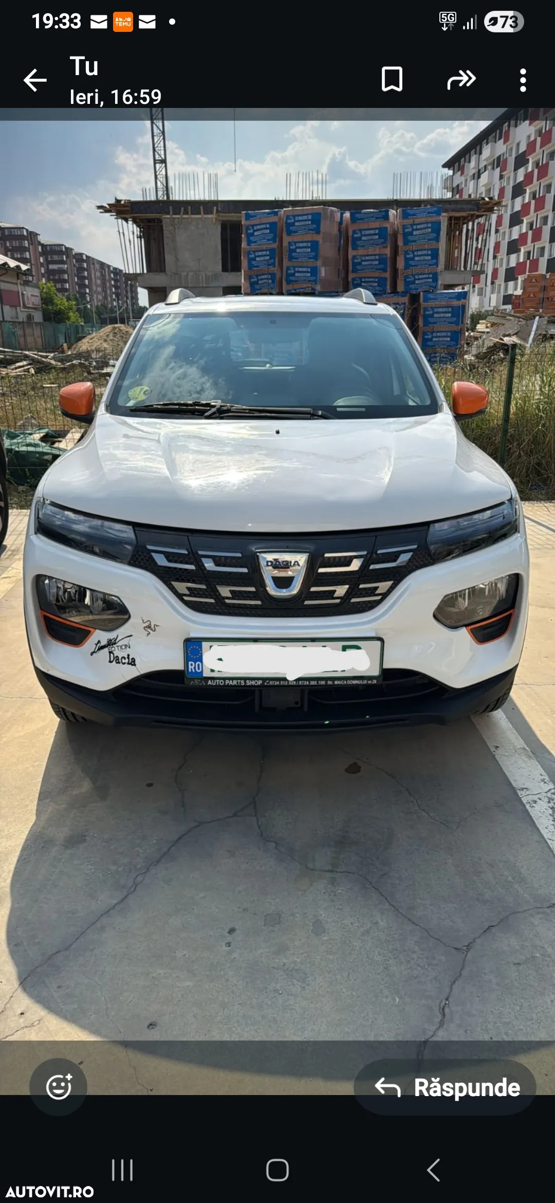 Dacia Spring Cargo Electric 45 (33kW) - 16