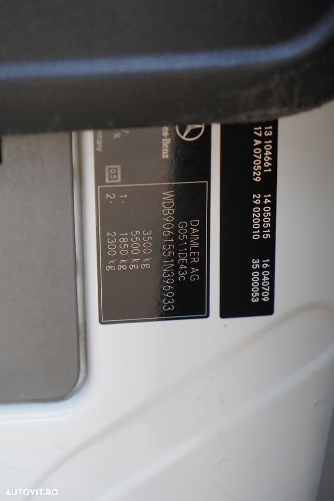 Mercedes-Benz SPRINTER 511 CDI / CONTAINER / DHOLLANDIA LIFT / TWIN / IMPORTAT - 37