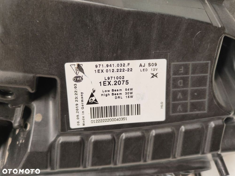 porsche panamera ii 971 full led lampa prawy przód 971941032f - 6