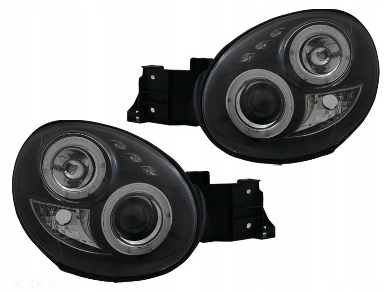 Reflektory Lampy kpl Ringi Angel Eyes Led Subaru Impreza II 2 gg gd 2000-02 - 1