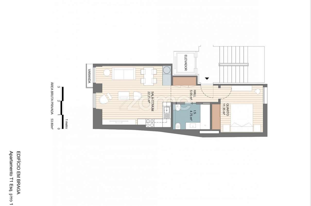 T1 NOVO - Edifício Pópulo BRAGA - Grande imagem: 5/16