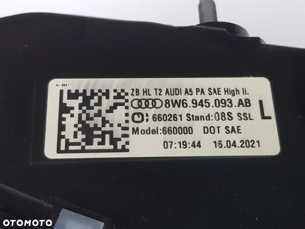 Lampa lewa tylna Lewy Tył Audi A5 S5 RS5 USA 2023 8W6945093AB - 10