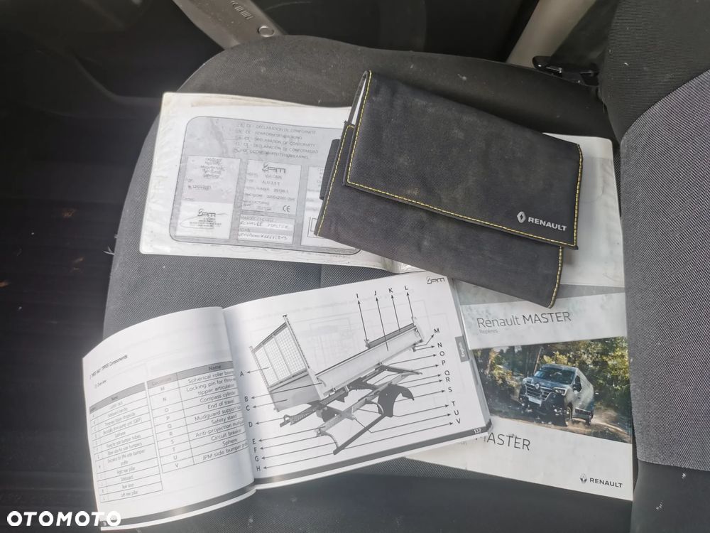 Renault Master 2.3dCi-130KM Brygadówka wywrotka 48.800km przebieg kiper doka Dubel klimatyzacja - 14