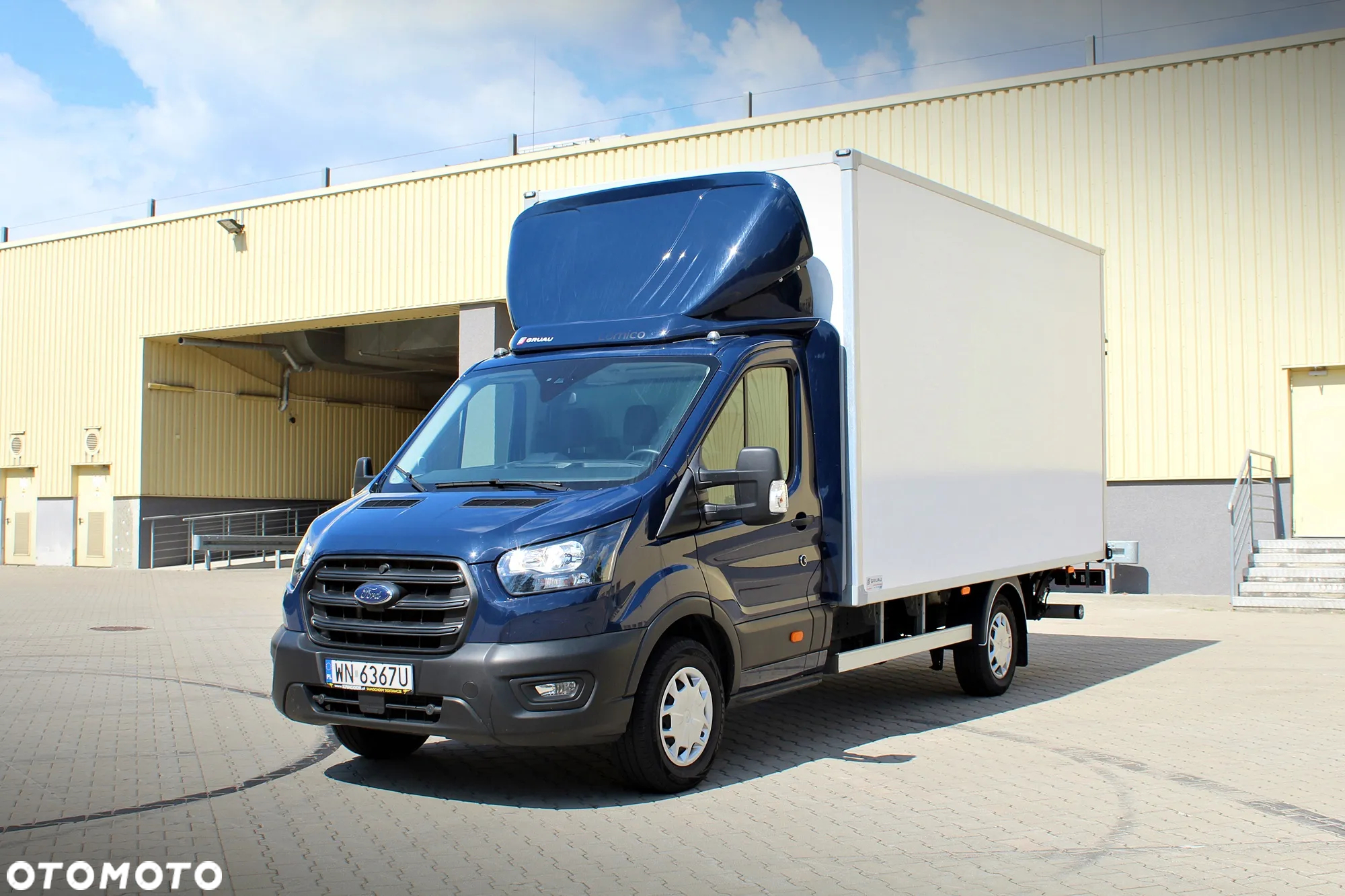 Ford Transit kontener 9 euro palet + winda BAR 750kg - 3