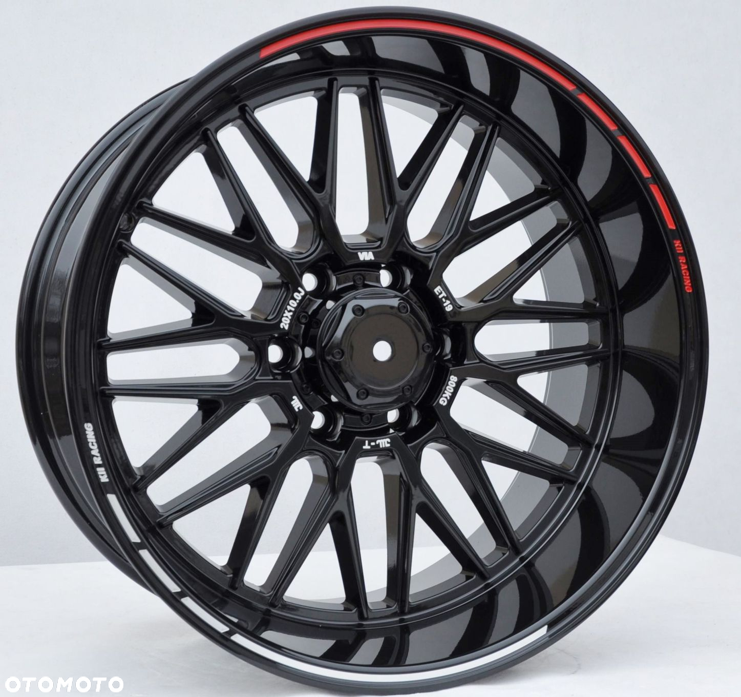 1888 CZERWONY RANT FELGI 20 6x139,7 CADILAC ESCALADE 4X4 OFFROAD - 4