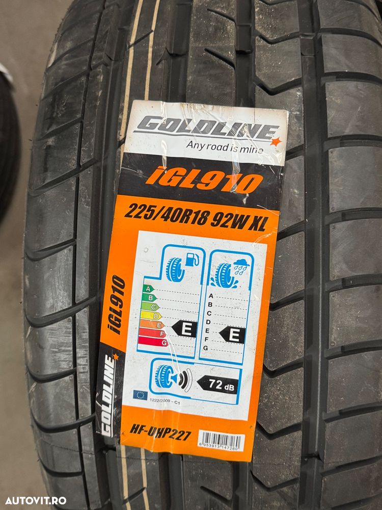 Vând 4 anvelope 225/40/18 goldline de vară noi - 2