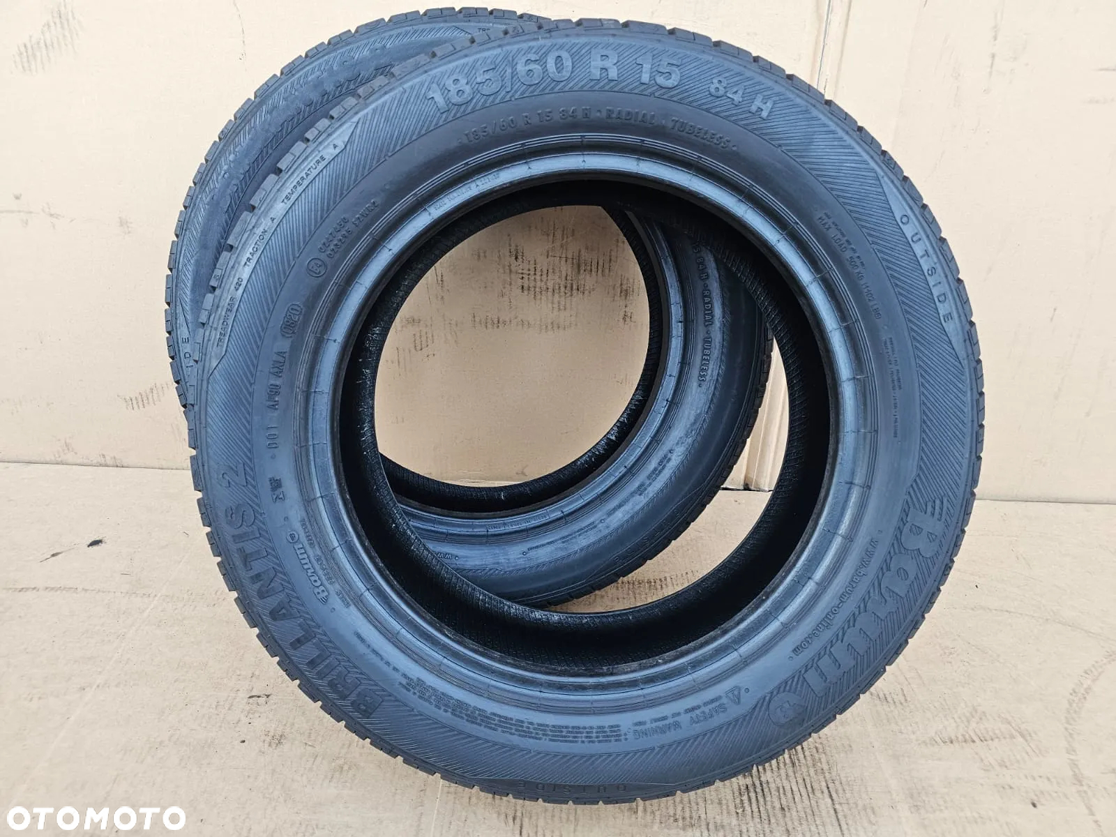 (O93) 185/60R15 84H 6,6mm 20r / Barum Brillantis 2 - 5
