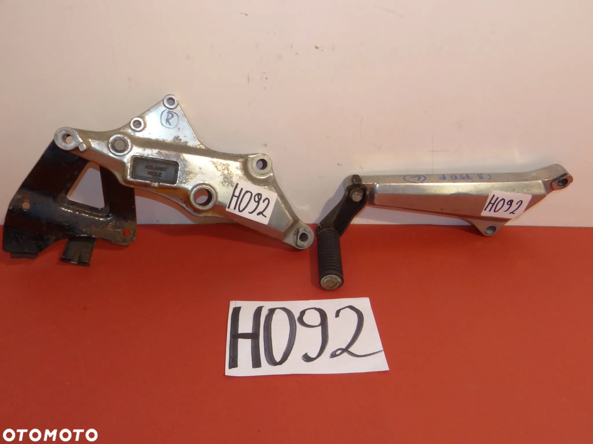 HONDA CB 750 F SUPER SPORT FOUR 77-78 r. MOCOWANIA PODNÓŻKÓW  PASAŻERA SET MOCOWANIE WYDECHU H092 - 6
