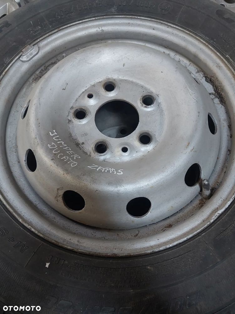 Koła felgi felga opona opony 15" cali wzmocniona Citroen Jumper Peugeot Boxer Fiat Ducato KOMPLET - 1