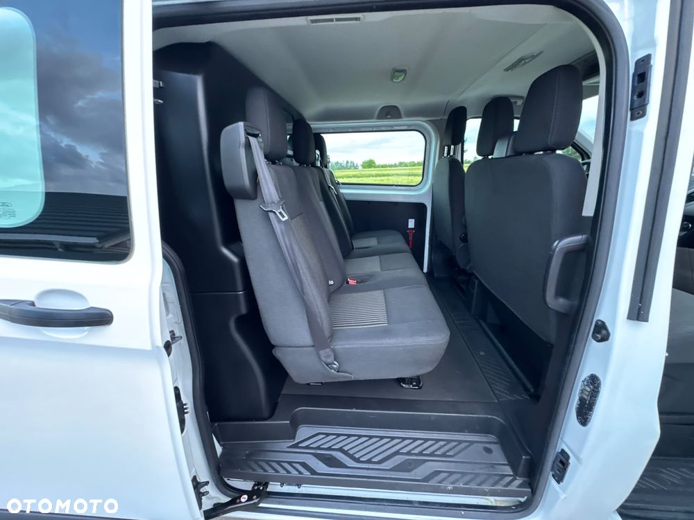 Ford TRANSIT CUSTOM LONG L2H1 Klima Elektryka Dubel Kabina 6os. Tempomat Brygadówka Serwis - 12
