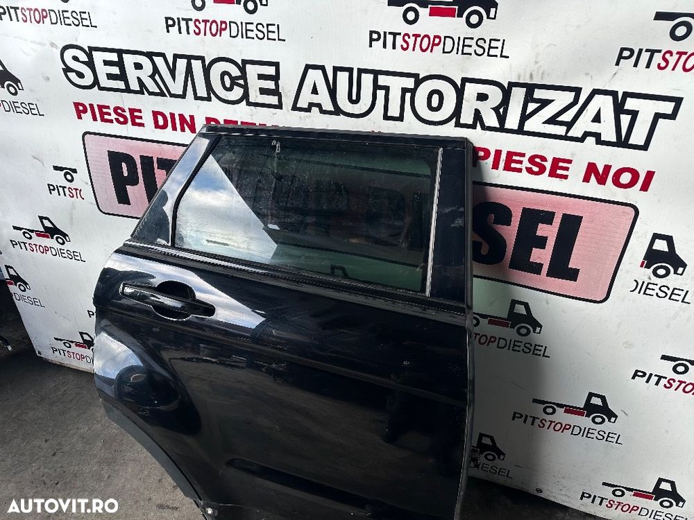 Usa portiera dreapta spate Land Rover RANGE ROVER EVOQUE 2011 2012 2013 2014 2015 2016 2017 2018 pe negru - 4