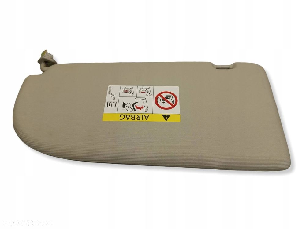 Osłona przeciwsłoneczna Prawa Prawy Przód Volkswagen Caddy III 2K0857552 - 12