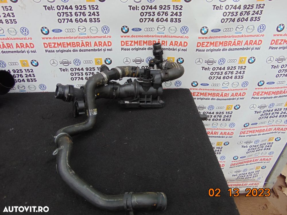 carcasa termostat Renault 1.5 euro 6 Mercedes dacia Nissan qashqai megane 4 clio 5 kadjar scenic ka - 1