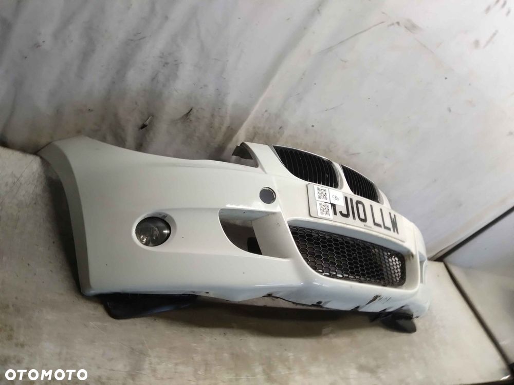 ^ ZDERZAK PRZÓD PRZEDNI DO BMW SERII 1 E87 M POWER M PAKIET ALPINWEISS BIAŁY HALOGENY - 2