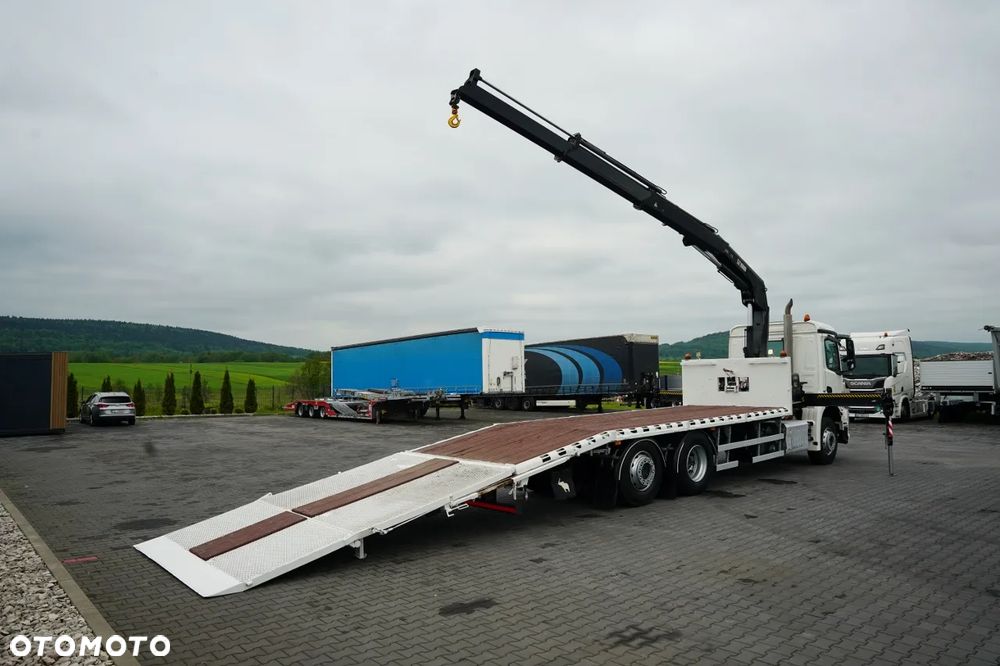 Mercedes-Benz AROCS 2533/ 6X2 / LAWETA + HDS HIAB 188 B-2 / NAJAZDY HYDRAULICZNE / WYCIĄGARKA / OŚ PODNOSZONA - 6