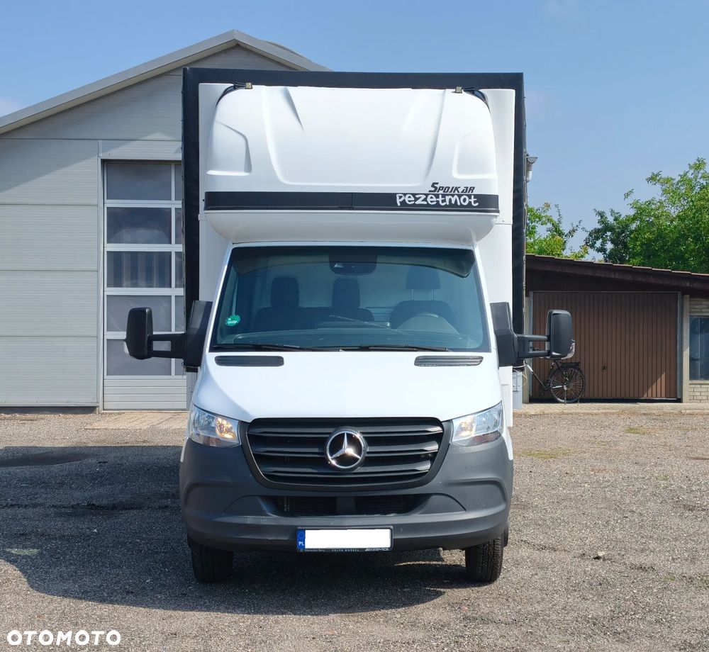 Mercedes-Benz SPRINTER 12EP DRZWI TYŁ 5,5M BLIZNIAK WYS. RAMPOWA SALON PL BEZWYPADKOWY FV23% ZADBANY SERWIS ASO 317 517 DO 3,5T DMC - 5