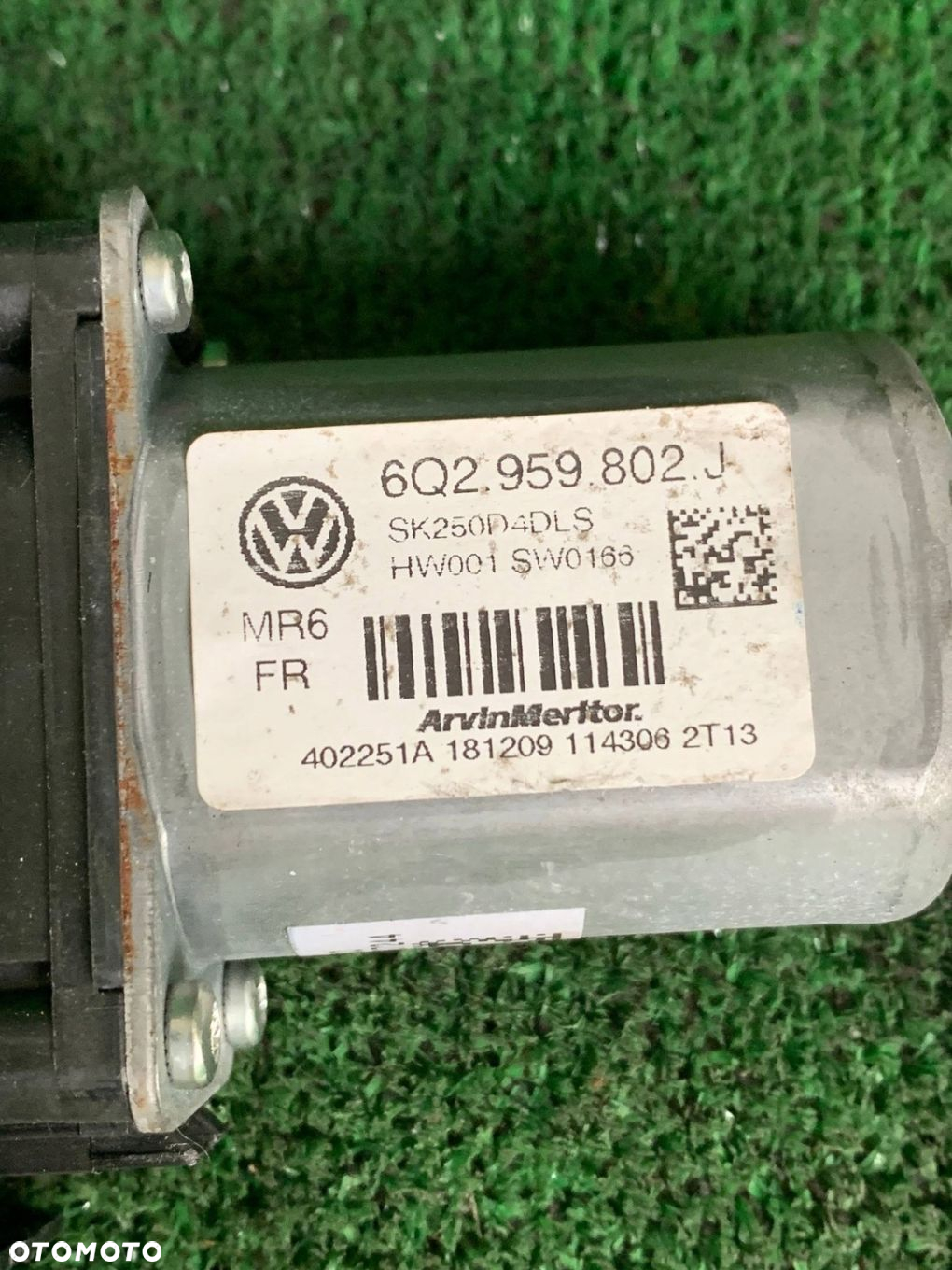 Silniczek moduł szyby lewy przód Skoda Roomster Fabia II T5 6Q2959802J - 3