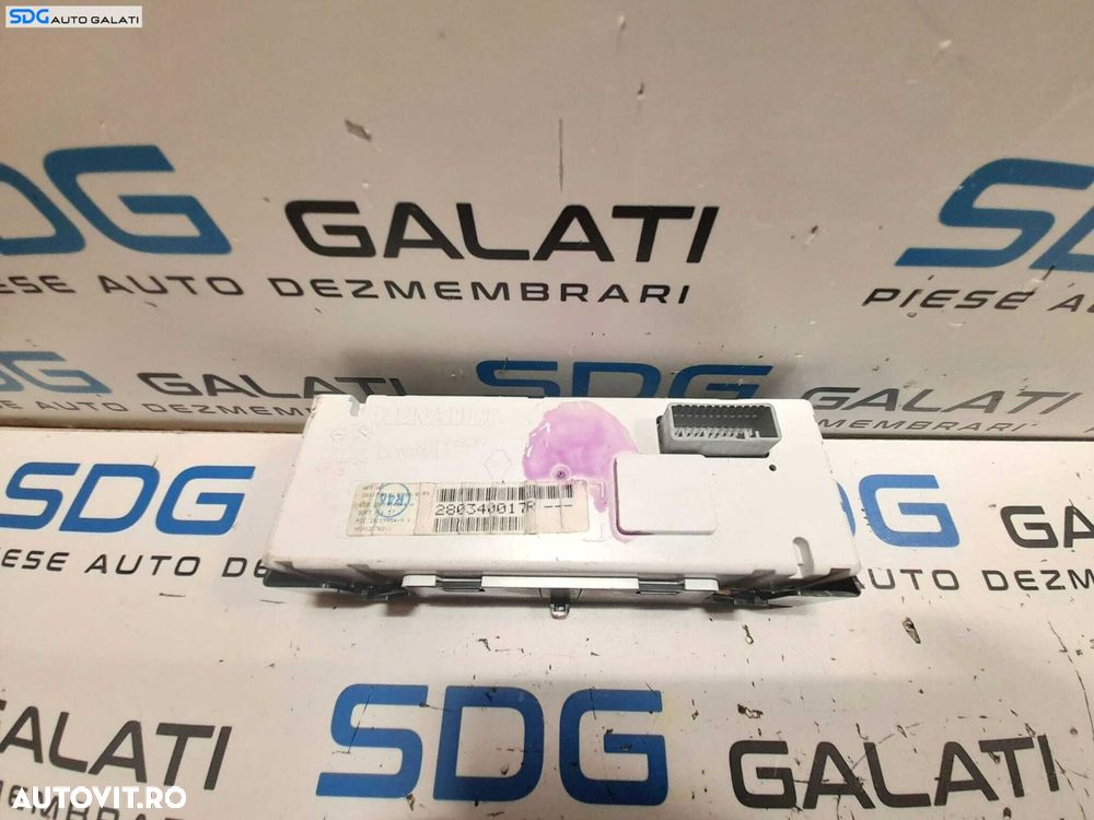 Display Afisaj Ecran Bord Renault Clio 3 2005 - 2015 Cod 280340017R [N0235] - 3