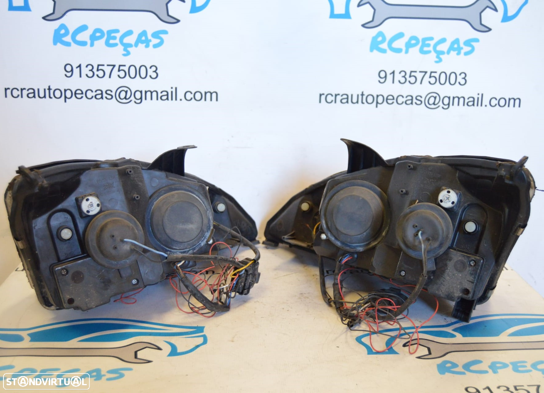 OTICA OTICAS XENON ANGEL EYES BLACK FORD FOCUS I 1 MK1 DAW DBW OPTICA OPTICAS FAROL FAROIS ORIGINAIS - 3