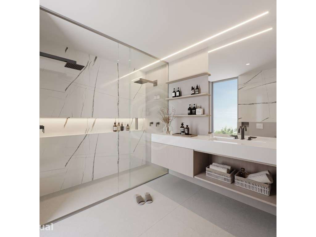 Apartamento T2 com amplo Terraço de 88m2,e garagem para dois carros - Grande imagem: 4/20