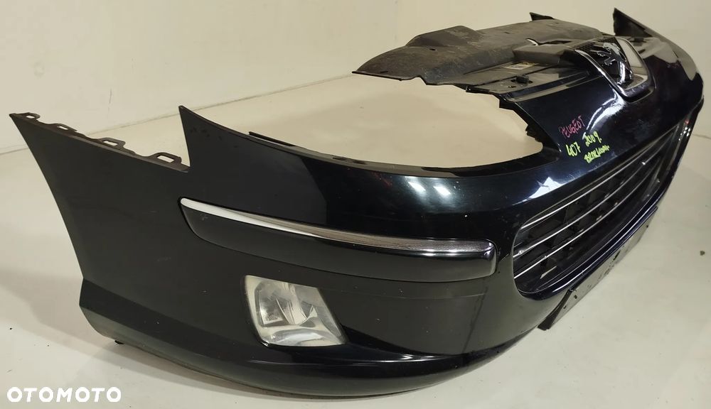 Zderzak przedni przód GRILL PEUGEOT 407 04-11 - 3