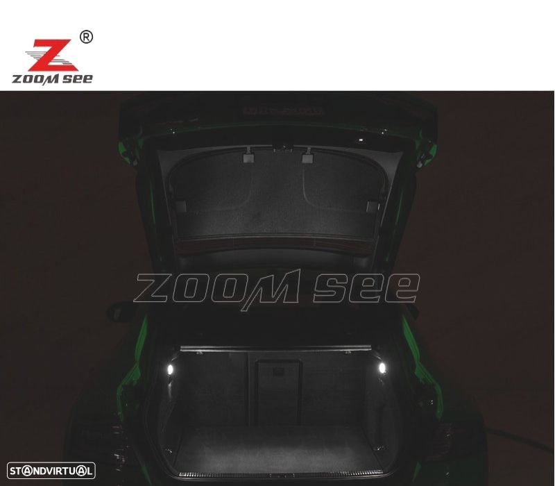 KIT COMPLETO DE 18 LÂMPADAS LED INTERIOR PARA AUDI A7 S7 RS7 C7 QUATTRO 2011-2017 - 3