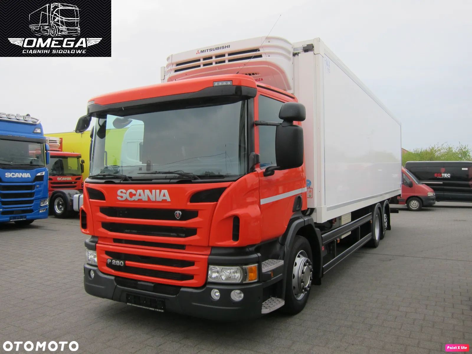 Scania P 280 6X2  Paka 9.0 M / Oś skrętna /Chłodnia / WINDA - 1