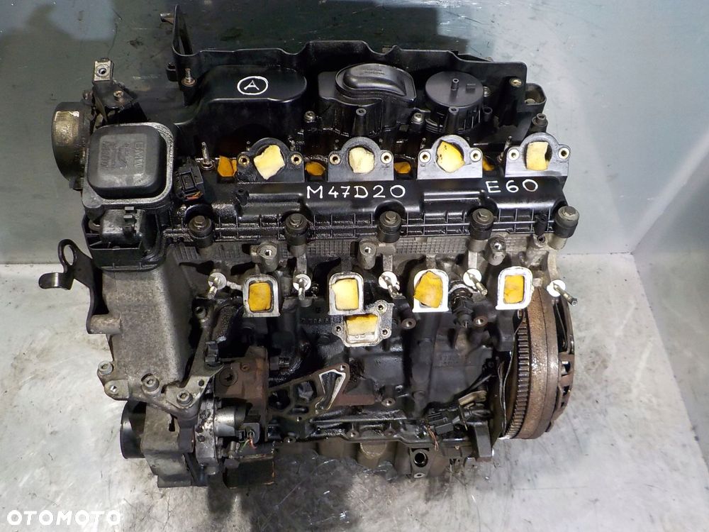 BMW 5 E60 SILNIK 2.0 D 163 KM M47D20 + POMPA 0445010045 7788670 - 12